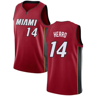 Youth Tyler Herro Miami Heat Red Swingman Jersey - Statement Edition