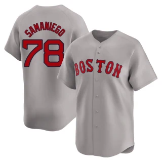 Youth Tyler Samaniego Boston Red Sox Gray Limited Away Jersey