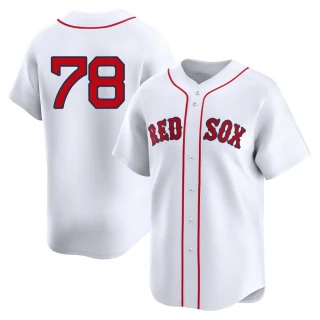 Youth Tyler Samaniego Boston Red Sox White Limited 2nd Home Jersey
