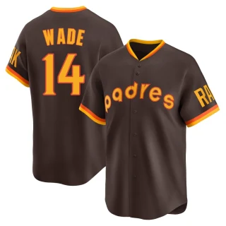 Youth Tyler Wade San Diego Padres Brown Limited Cooperstown Collection Jersey