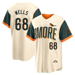 Youth Tyler Wells Baltimore Orioles Cream Limited 2026 City Connect Stadium Jersey