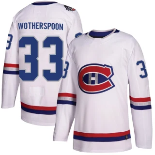 Youth Tyler Wotherspoon Montreal Canadiens White Authentic 2017 100 Classic Jersey