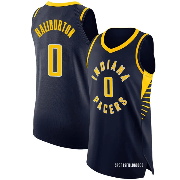 Youth Tyrese Haliburton Indiana Pacers Navy Authentic Jersey - Icon Edition