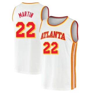 Youth Tyrese Martin Atlanta Hawks White Fast Break 2020/21 Jersey - Association Edition