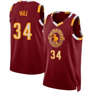 Youth Tyrone Hill Cleveland Cavaliers Swingman Wine 2021/22 City Edition Jersey