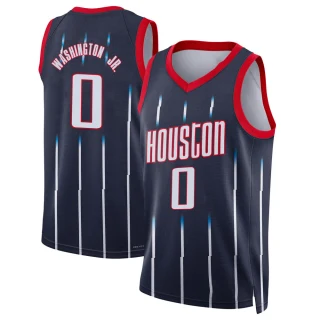 Youth TyTy Washington Jr. Houston Rockets Navy Swingman 2021/22 City Edition Jersey