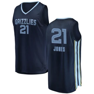 Youth Tyus Jones Memphis Grizzlies Navy Swingman 2018/19 Jersey - Icon Edition
