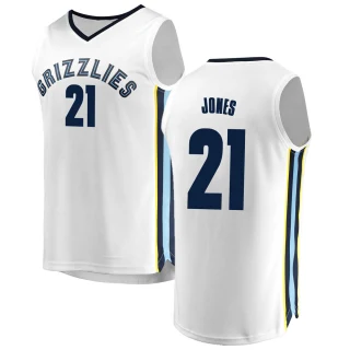Youth Tyus Jones Memphis Grizzlies White Fast Break Jersey - Association Edition