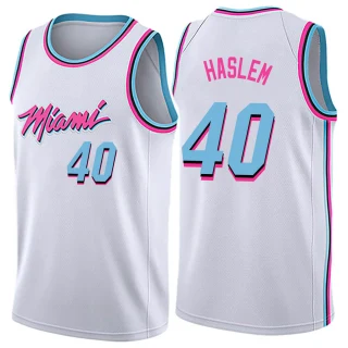 Youth Udonis Haslem Miami Heat White Swingman Jersey - City Edition