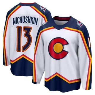 Youth Valeri Nichushkin Colorado Avalanche White Breakaway Special Edition 2.0 Jersey