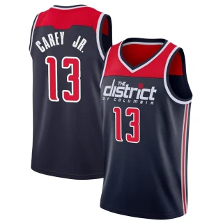 Youth Vernon Carey Jr. Washington Wizards Navy Swingman 2019/20 Jersey - Statement Edition