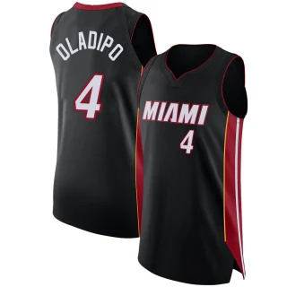 Youth Victor Oladipo Miami Heat Black Authentic Jersey - Icon Edition