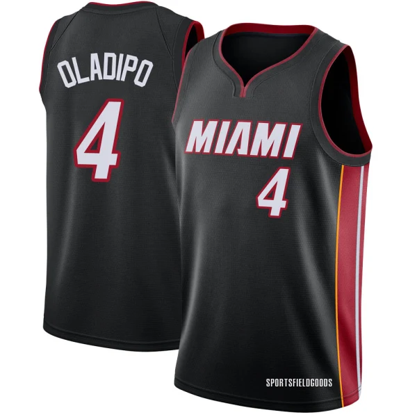 Youth Victor Oladipo Miami Heat Black Swingman Jersey - Icon Edition