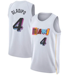 Youth Victor Oladipo Miami Heat White Swingman 2022/23 City Edition Jersey