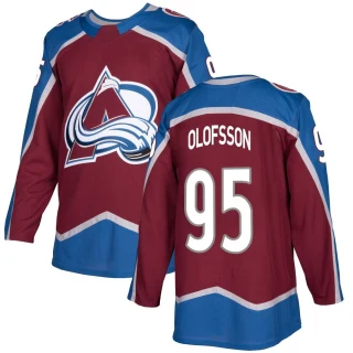 Youth Victor Olofsson Colorado Avalanche Authentic Burgundy Home Jersey
