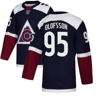 Youth Victor Olofsson Colorado Avalanche Navy Authentic Alternate Jersey