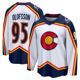 Youth Victor Olofsson Colorado Avalanche White Breakaway Special Edition 2.0 Jersey