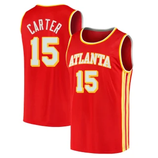 Youth Vince Carter Atlanta Hawks Red Fast Break 2020/21 Jersey - Icon Edition