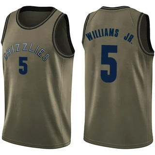 Youth Vince Williams Jr. Memphis Grizzlies Green Swingman Salute to Service Jersey