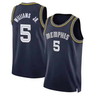 Youth Vince Williams Jr. Memphis Grizzlies Navy Swingman 2021/22 City Edition Jersey