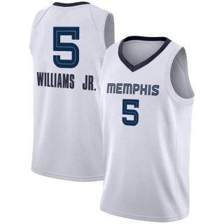 Youth Vince Williams Jr. Memphis Grizzlies White Swingman 2020/21 Jersey - Association Edition