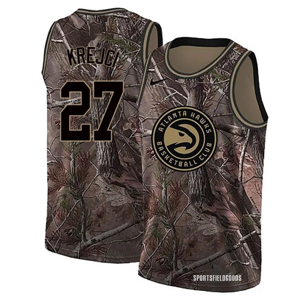 Youth Vit Krejci Atlanta Hawks Camo Swingman Realtree Collection Jersey