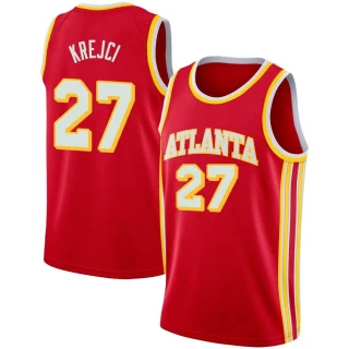 Youth Vit Krejci Atlanta Hawks Red Swingman 2020/21 Jersey - Icon Edition