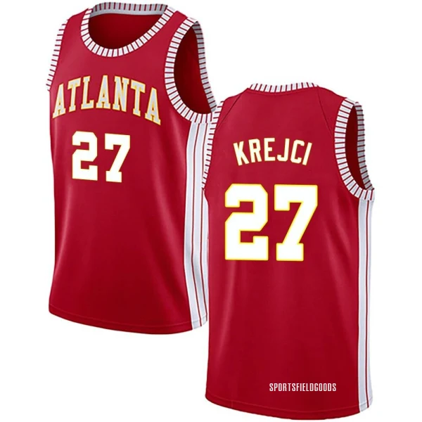 Youth Vit Krejci Atlanta Hawks Red Swingman Jersey - Statement Edition