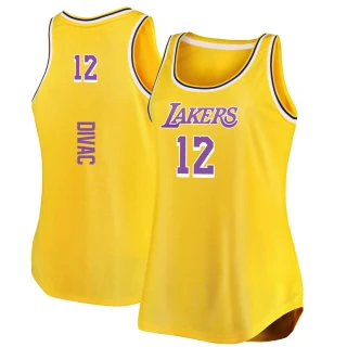 Youth Vlade Divac Los Angeles Lakers Gold Authentic 2020/21 Jersey - Icon Edition