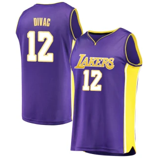 Youth Vlade Divac Los Angeles Lakers Purple Fast Break Jersey - Statement Edition