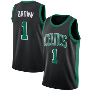 Youth Walter Brown Boston Celtics Black Swingman Jersey - Statement Edition