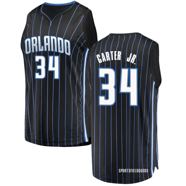 Youth Wendell Carter Jr. Orlando Magic Black Fast Break Jersey - Statement Edition