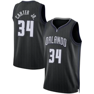 Youth Wendell Carter Jr. Orlando Magic Black Swingman 2022/23 City Edition Jersey