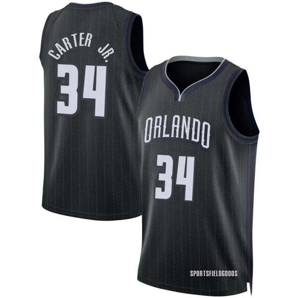 Youth Wendell Carter Jr. Orlando Magic Black Swingman 2022/23 City Edition Jersey