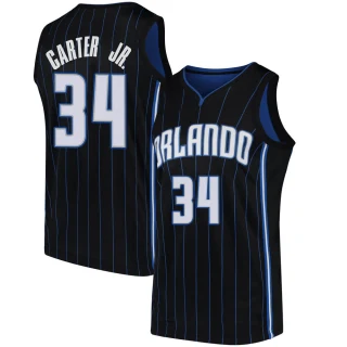 Youth Wendell Carter Jr. Orlando Magic Black Swingman Jersey - Statement Edition