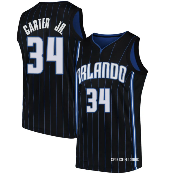Youth Wendell Carter Jr. Orlando Magic Black Swingman Jersey - Statement Edition