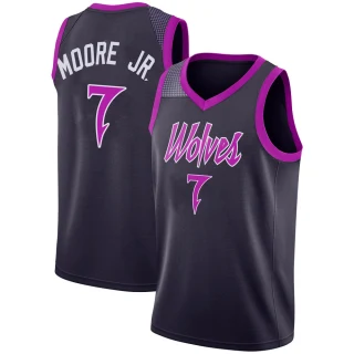 Youth Wendell Moore Jr. Minnesota Timberwolves Purple Swingman 2018/19 Jersey - City Edition