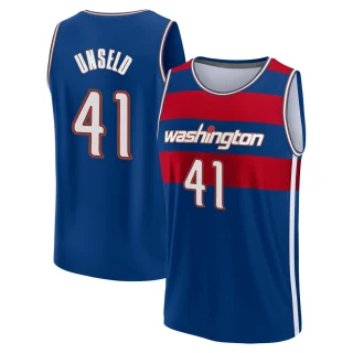 Youth Wes Unseld Washington Wizards Royal Fast Break 2021/22 Replica City Edition Jersey