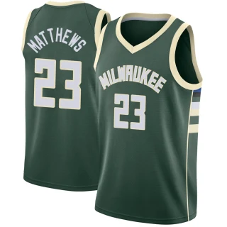 Youth Wesley Matthews Milwaukee Bucks Green Swingman Jersey - Icon Edition
