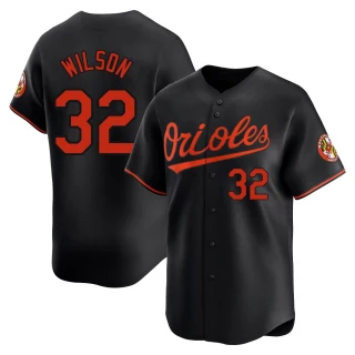 Youth Weston Wilson Baltimore Orioles Black Limited Alternate Jersey