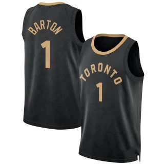 Youth Will Barton Toronto Raptors Black Fast Break 2022/23 City Edition Jersey