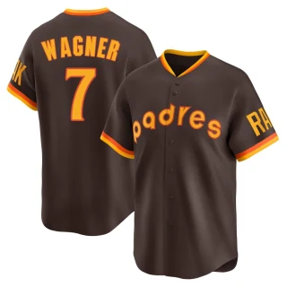 Youth Will Wagner San Diego Padres Brown Limited Cooperstown Collection Jersey