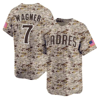 Youth Will Wagner San Diego Padres Camo Limited 2nd Alternate Jersey
