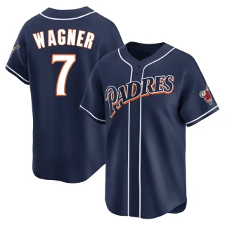 Youth Will Wagner San Diego Padres Navy Limited Cooperstown Collection Jersey