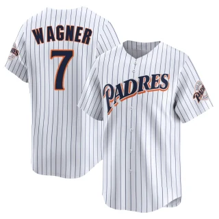 Youth Will Wagner San Diego Padres White Limited Cooperstown Collection Jersey