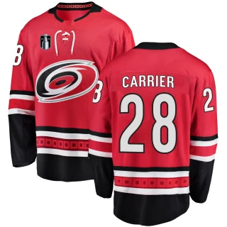 Youth William Carrier Carolina Hurricanes Red Breakaway Home 2026 Stanley Cup Final Jersey