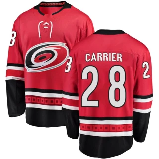 Youth William Carrier Carolina Hurricanes Red Breakaway Home Jersey