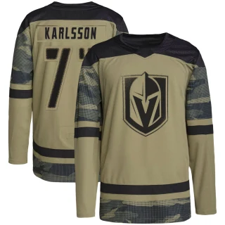 Youth William Karlsson Vegas Golden Knights Camo Authentic Military Appreciation Practice Jersey