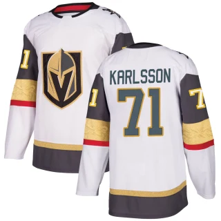 Youth William Karlsson Vegas Golden Knights White Authentic Away Jersey