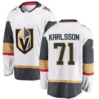 Youth William Karlsson Vegas Golden Knights White Breakaway Away 2026 Stanley Cup Final Jersey